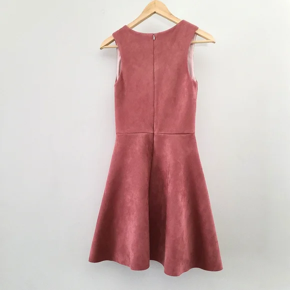 Design Lab faux suede dress, S - Picture 2 of 9